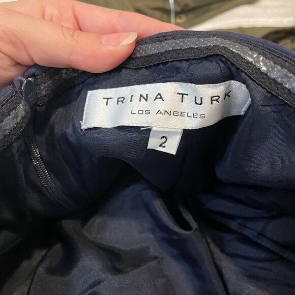 Trina Turk Lotus Top Strapless Dress - Picture 3 of 3